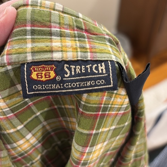 Route 66 Women’s Green and Yellow Casual Button Down Shirt. Size L - Picture 8 of 10